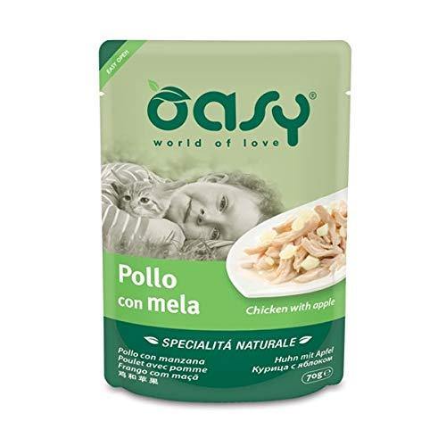 Oasy Specialità Naturale Pollo con Mela 70gr Oasy Specialità Naturale Pollo con Mela 70gr